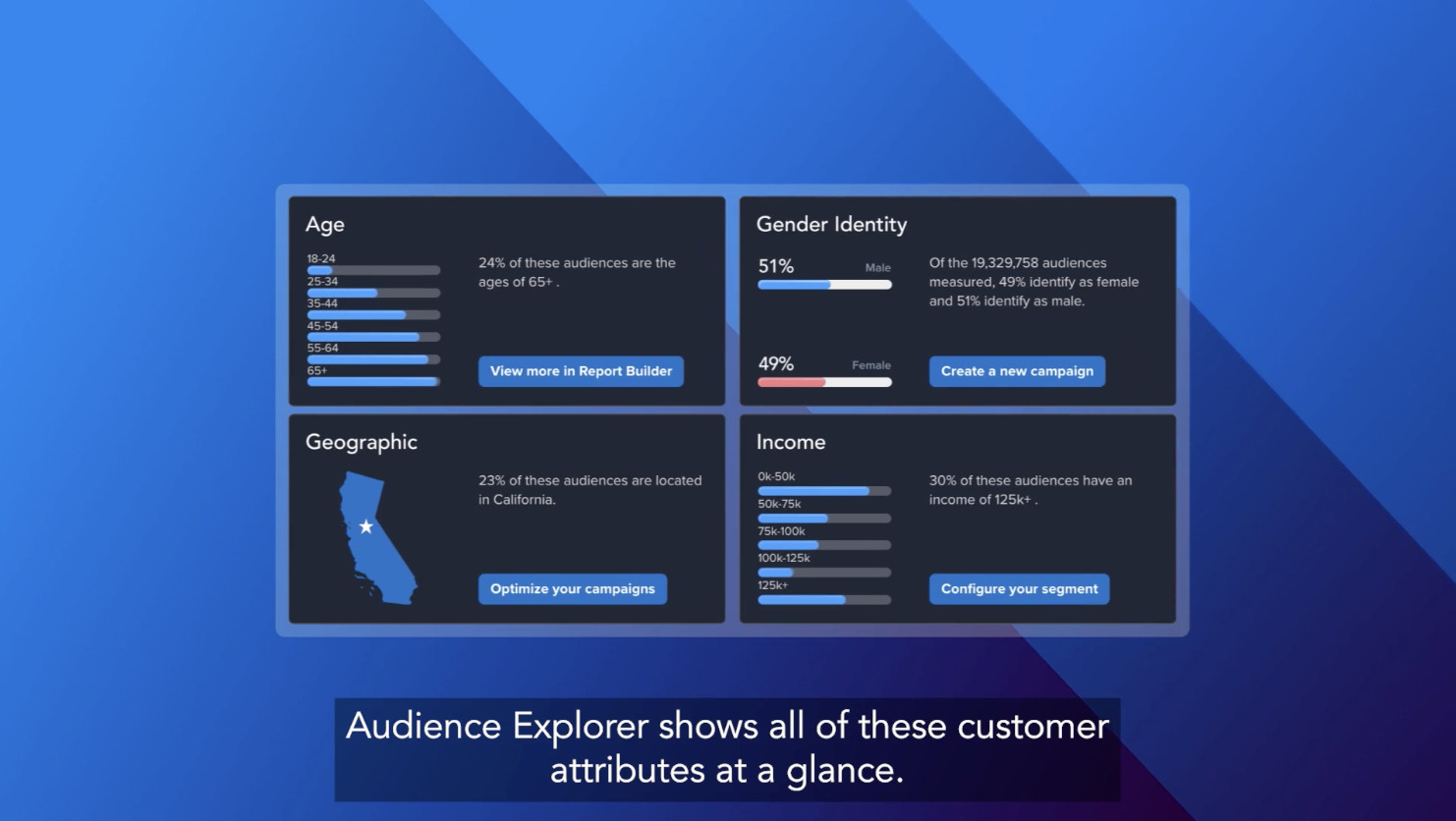 Audience explorer screenshot