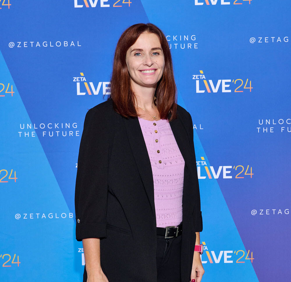 Dezerèe Christman, Head of Media Transformation and Ad Tech at Citi, speaking on the 'Cookies Are Here to Stay' panel at Zeta Live 2024, discussing the future of cookies and their impact on marketing strategies