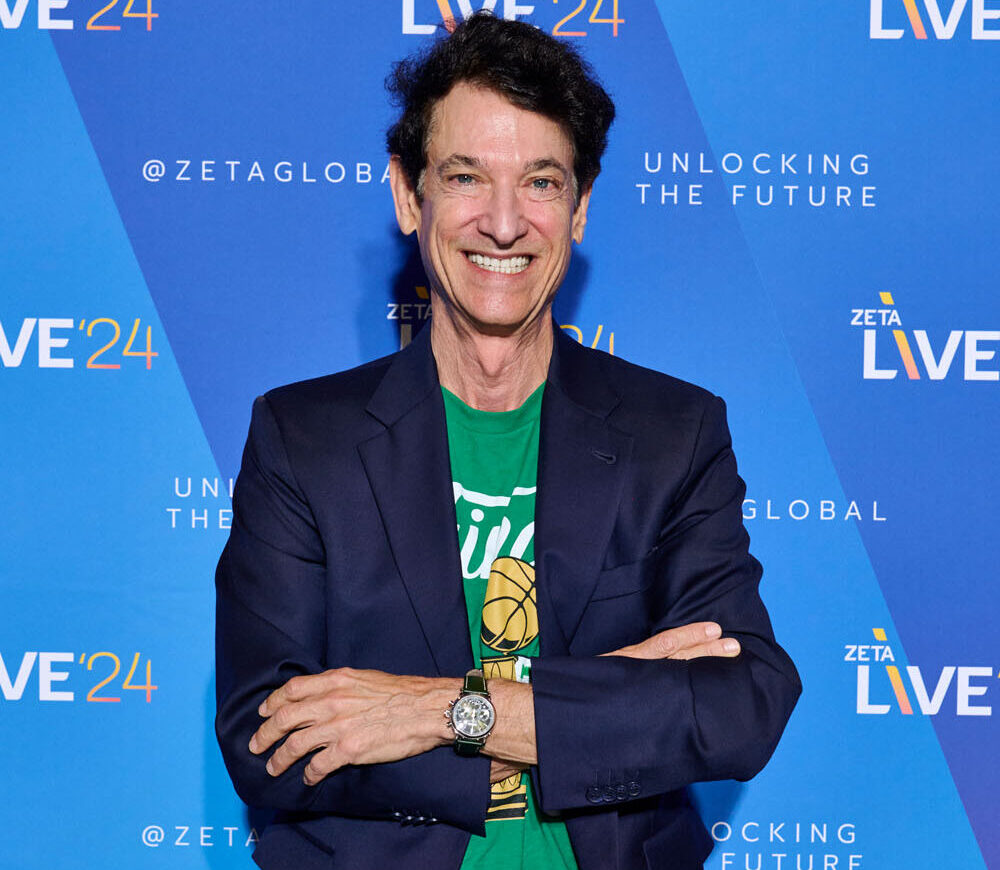 Jim Breyer, founder and CEO of Breyer Capital, speaking at Zeta Live 2024 about the intersection of AI, venture capital, and business growth strategies.